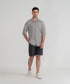 Men's Waffle Striped Shirt